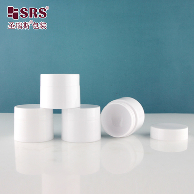 SGPS 5g 10g 15g 30g 50g 100g 120g 150g Injeção Branca Gloss PP Jar Container Pequena quantidade Disponível