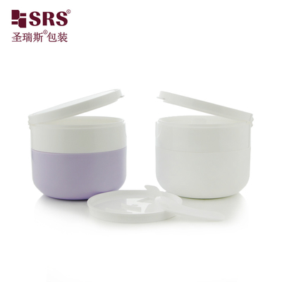 SRSOB Chic 100g Flip Cap Custom PP Container Elevar sua linha de cuidados com a pele com embalagem personalizada de frasco de máscara