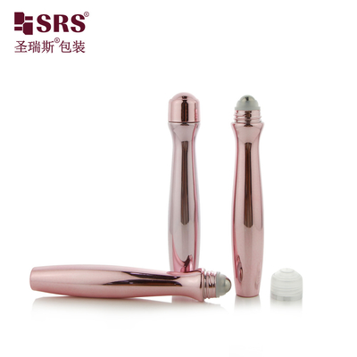 SRS8447-15ML Rolo de PETG metálico radiante em garrafas para gel de olhos