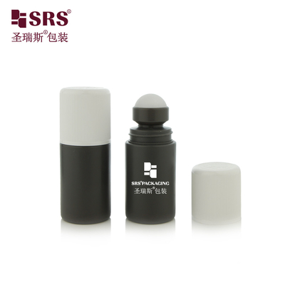 RPPC1-60ML Eco Friendly Roll On Deodorant Roll On Bottle Double Walled Child Safe Feito de PP reciclado