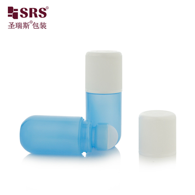 RPPA1-50ML Dupla parede CRC tampa resistente a crianças plástico PP de pressa parafuso desenho de rol sobre frasco de desodorante