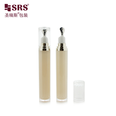 LR001-15ML Pintado em cores personalizadas Luxury Clear Acrylic Eye Serum Bottle Packaging Cosméticos