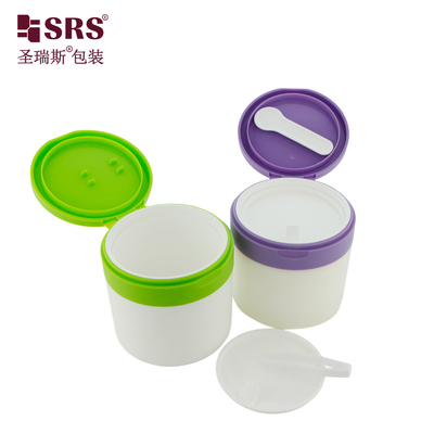 SRS1 120g 150g Injeção Cor Personalizada Plástico PP PCR Reciclado Pote de Creme Embalagem