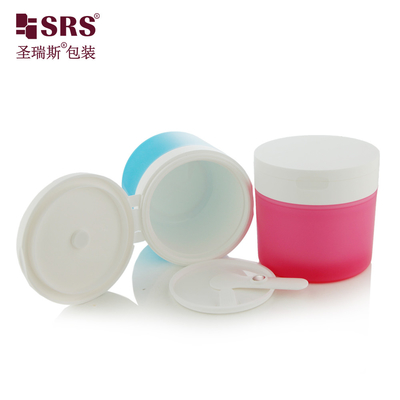 SRS1 120g 150g Colher Ímã Parede Dupla PP PCR Plástico Reciclado Pote para Máscara Facial Gel