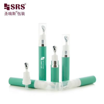 A0035 Dispensador Airless Superior 7,5ml/10ml/15ml com Aplicador de Ação por Pressão em Liga de Zinco Design Refinado