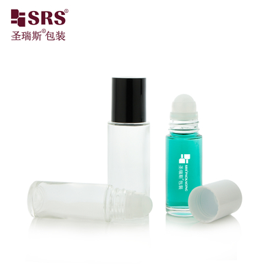 BLPC 30ML 50ML Frasco de Vidro Grosso Transparente para Roll-On de Desodorante Gel, Embalagem para Cuidados Pessoais