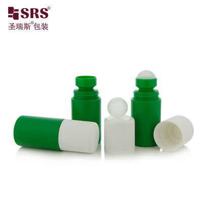 RPPC1-60ML Gel anti- coceira de massagem de bola de rolos, frasco de impressão de logotipo CRC sem fugas Embalagem verde