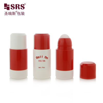 RPPE 50ml 75ml Recipientes de plástico substituíveis com rolo RPPE Ideais para uso diário de gel desodorante e sérum corporal
