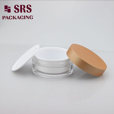 J027B 120 ml frasco cosmético para creme de cor azul