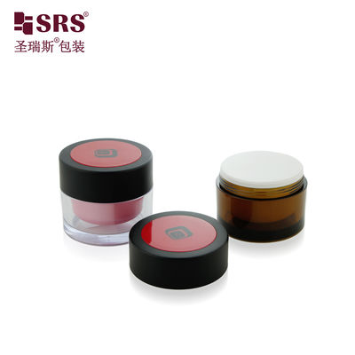 J0210A 30g 50g  Painted Plastic Empty Cosmetic Packaging Facial Cream Hair Gel Jar AS Customization