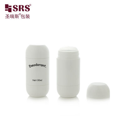 D054 SRS 30 ml Deodorante Stick Case: Custom Tinted PP PCR Reciclado embalagem de desodorante (Blush & Sage Tons)