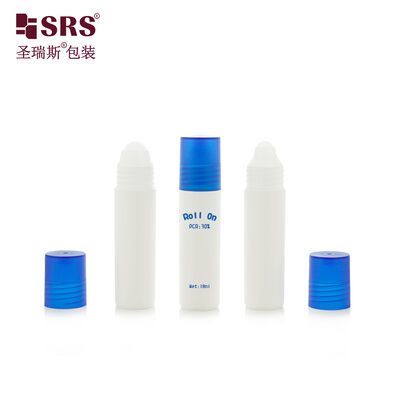 Frasco roll-on de plástico PP de parede espessa de 18ML RPPF, injeção, cor personalizada, para aplicador de gel antitranspirante