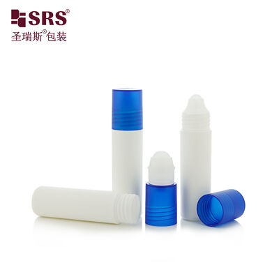 RPPF 18ml Flat PP Matte Roll On Deodorant Gel Flask PCR Material reciclado embalagem