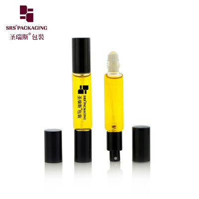 A bomba dupla do pulverizador da bola do rolo de BLPD 10ML termina a garrafa de vidro para o perfume nenhum escapamento