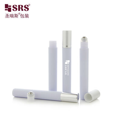 Frasco Roll-On Redondo de Bolso Ecológico de PP de 10ML para Sérum para Olhos em Gel - Venda por Atacado