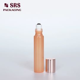 Garrafa de bola de rolos redonda de diâmetro de 17 mm, garrafas de perfume personalizadas vazias, de vidro