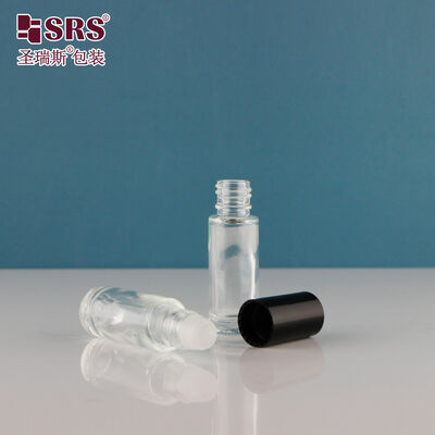 Frasco Roll-On de Vidro Moldado de 4ml à Prova de Vazamentos com Personalização Completa para Embalagem de Amostras de Óleo Essencial para Viagem