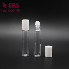 PET-8ml garrafa de plástico transparente bola de rolos para perfume de brilho labial vazio