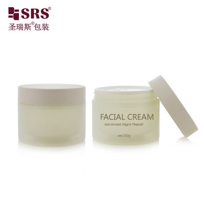 Pote de Creme PP de Cor Personalizada com Parede Dupla de Plástico com Disco Interno para Embalagem de Creme para Olhos e Creme de Limpeza
