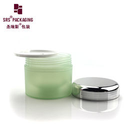 SRSK parede dupla redonda PP plástico máscara facial 1 oz frascos