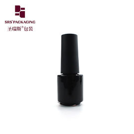 3 ml de mini pintura em vidro preto, recipiente de esmalte de unhas