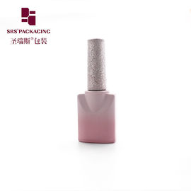 vidro de cor rosa gradual personalizado frasco vazio de esmalte de unhas 10 ml