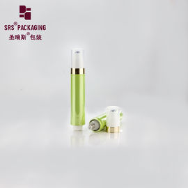creme para os olhos sem ar de plástico verde metalizado brilhante cosmético 10 ml rolo em frasco