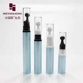 frasco de plástico de tamanho de viagem, bola de massagem com rolos metálicos, pompa sem ar de soro de massagem 10 ml