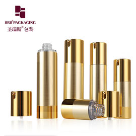 Loção cosmética de ouro e prata 15 ml 50 ml bomba sem ar