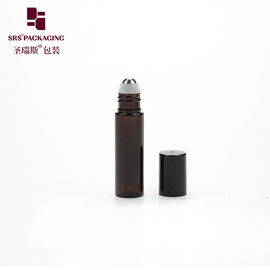 PET plástico âmbar, mini vazio, de 10 ml, em rolo elegante com brilho labial.