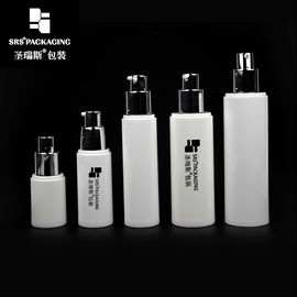 frasco de loção para cuidados da pele branco vazio recicla 100ml 80ml 50ml bomba sem ar