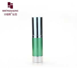 10 ml 15 ml 20 ml 30 ml recipiente cosmético sem ar de forma redonda de plástico AS