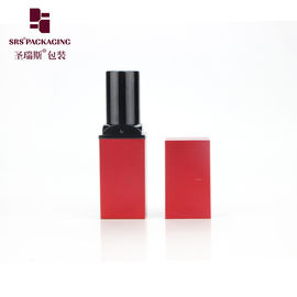 Red pretty stock de luxo 3,5g cosmético tubos de batom vazios embalagem