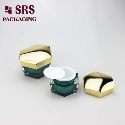 30g 50g vidro acrílico hexagonal de alta qualidade