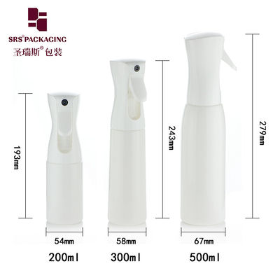 cor personalizada borbulha super fina vazia 200ml 300ml 500ml frasco de plástico contínuo spray