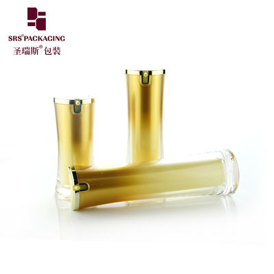 Fabricante de embalagens cosméticas de forma quadrada 1 oz garrafa sem ar