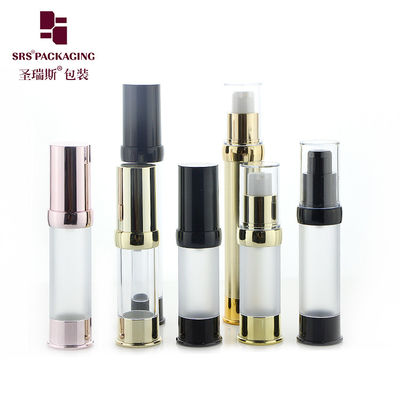 Vazio Luxury Rose Gold Color Tamanho de viagem Serum Cosmético Bottle Pump Airless 30 ml