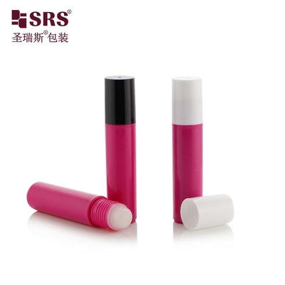 1/3 oz Stock Cor Branca Plastic PP Anti- Prurido Liquid Roller Ball Flask 10ml