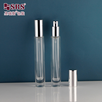 Botelha de spray de vidro vazia de perfume de parede espessa 10 ml