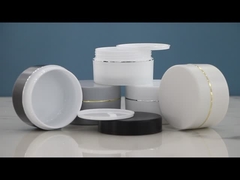 SRSJK Gloss Matte In Mold Plastic PCR Creme Jar PP