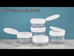 PETG003 Frasco de plástico com tampa flexível para creme