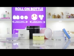 SRSQ 80g 100g 120g 150g 200g 300g 400g plástico esfrega-corpo brilhante eco-friendly colorido PP PCR Jar