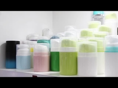 Série PA60 Injeção Colorido Cosméticos de Plástico Personalizados Sero Bomba de vácuo PP garrafa sem ar