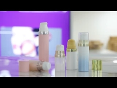 A028 garrafa portátil de loção sem ar de 5 ml 10 ml 15 ml 20 ml PP para gel facial