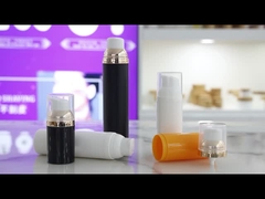 PA202A PP PCR garrafa de bomba sem ar de plástico reciclado vazio para loção para cuidados com a pele